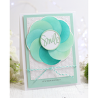 Simon Says Stamp Stencil Petal Pattern 1073stc Favorite Things Birthday Card | color-code:ALT02