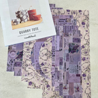 Tim Holtz Fabric Palette Purple Bundle of 10 Fat Quarters | color-code:ALT03
