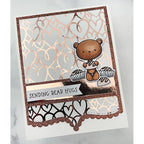 Pink and Main BEAR HUGS Clear Stamps PM0587 hugs