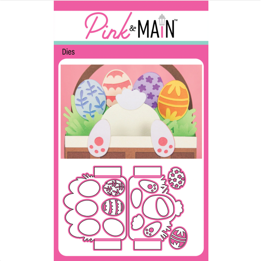 Pink and Main Bunny Tail Basket Add On Dies pnm833