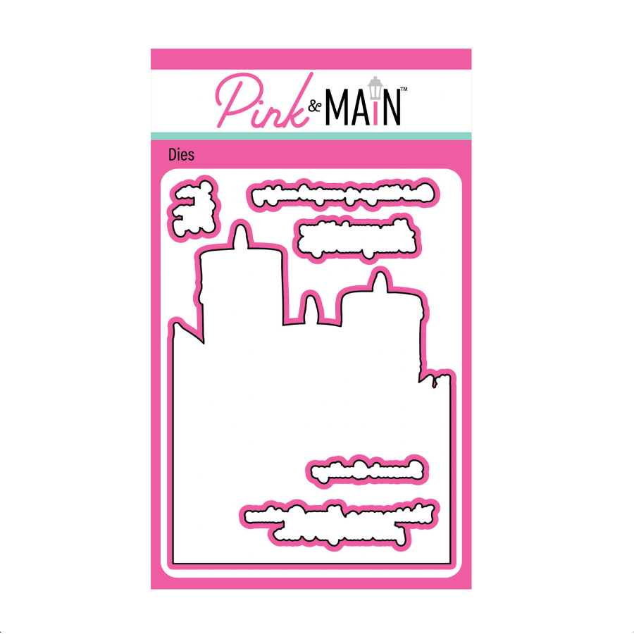 Pink and Main Christmas Candles Dies pnm791