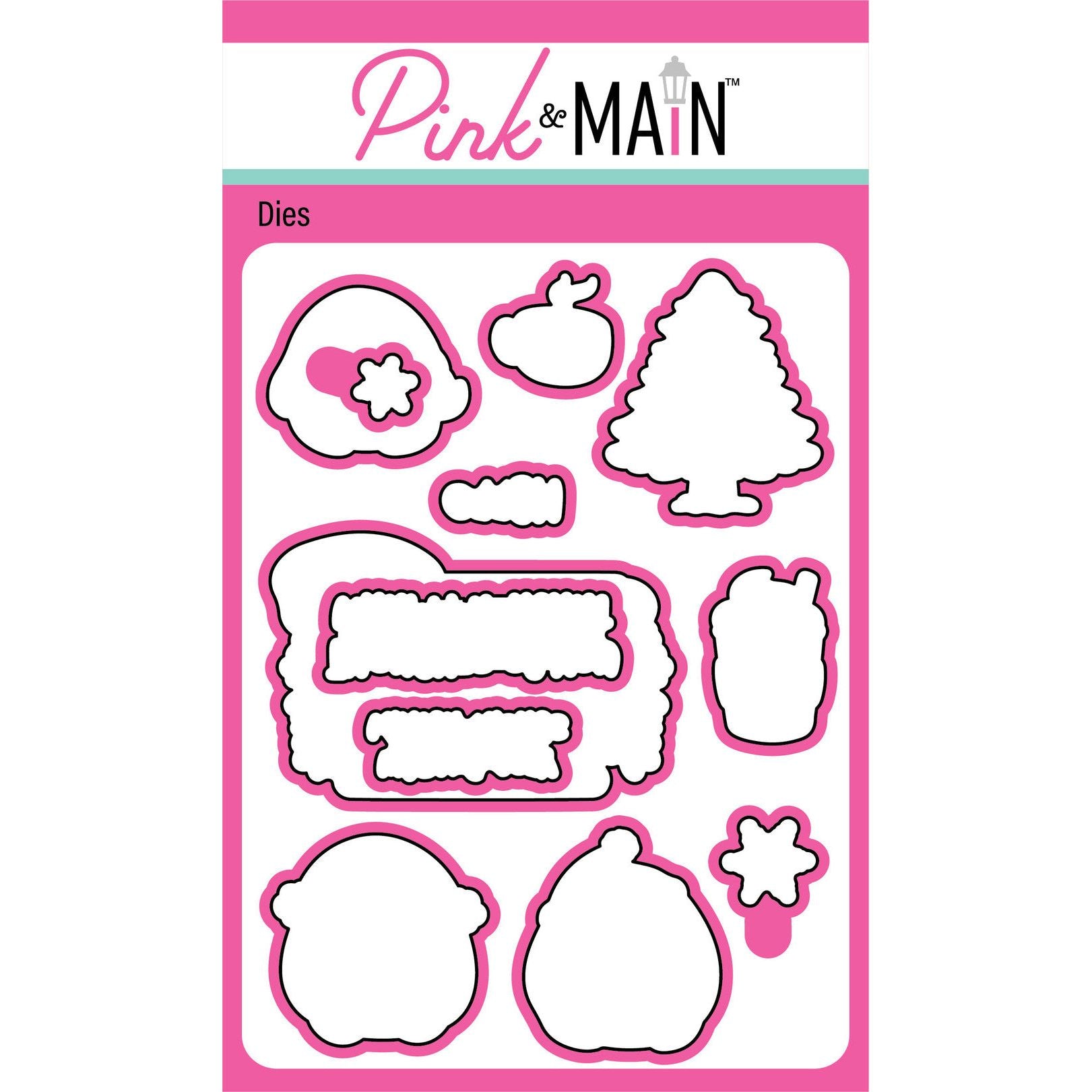 Pink and Main Cozy Penguins Dies pnm698