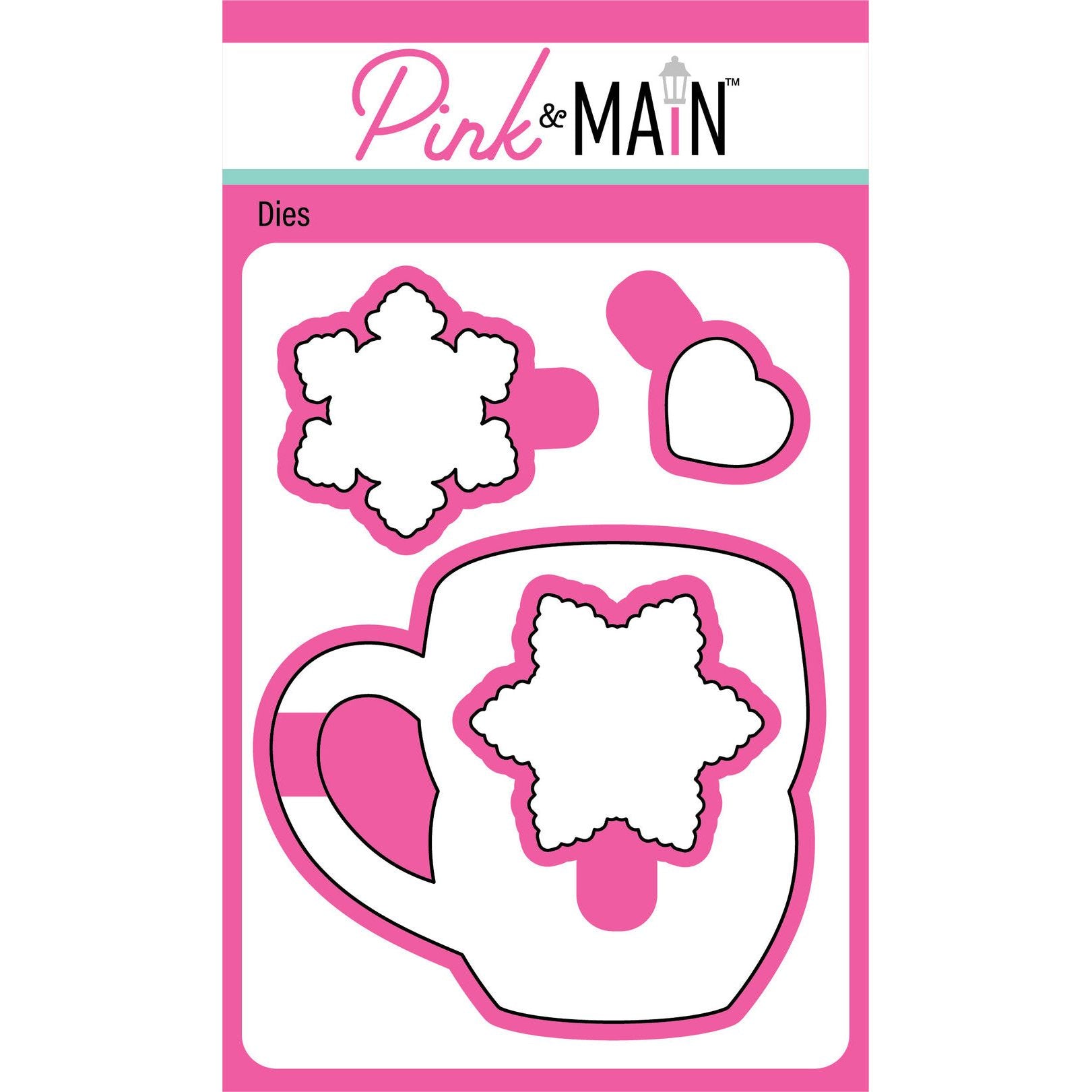 Pink and Main December Mug Dies pnm703