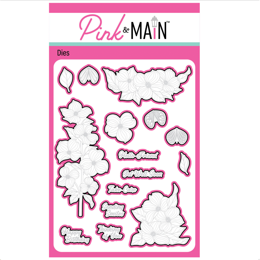 Pink and Main Dogwood Blooms Dies pnm870