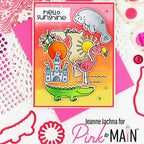 Pink and Main Flordia Sunshine Clear Stamps pm0797 hello sunshine