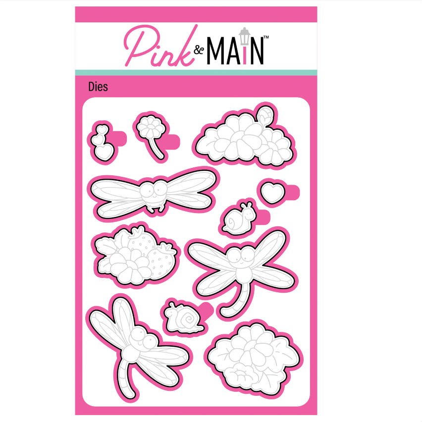 Pink and Main Fluttering By Dies pnm867
