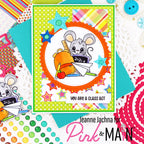 Pink and Main July Mouse Clear Stamps pm0801 stars