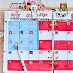 Pink and Main July Rub-ons pmr012 blue