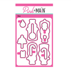 Pink and Main Nutcracker Kisses Dies pnm790