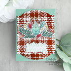 Pink and Main Season of Gratitude Clear Stamp and Die Set leaves