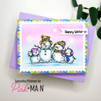 Pink and Main Snow Family Dies pnm696 purple