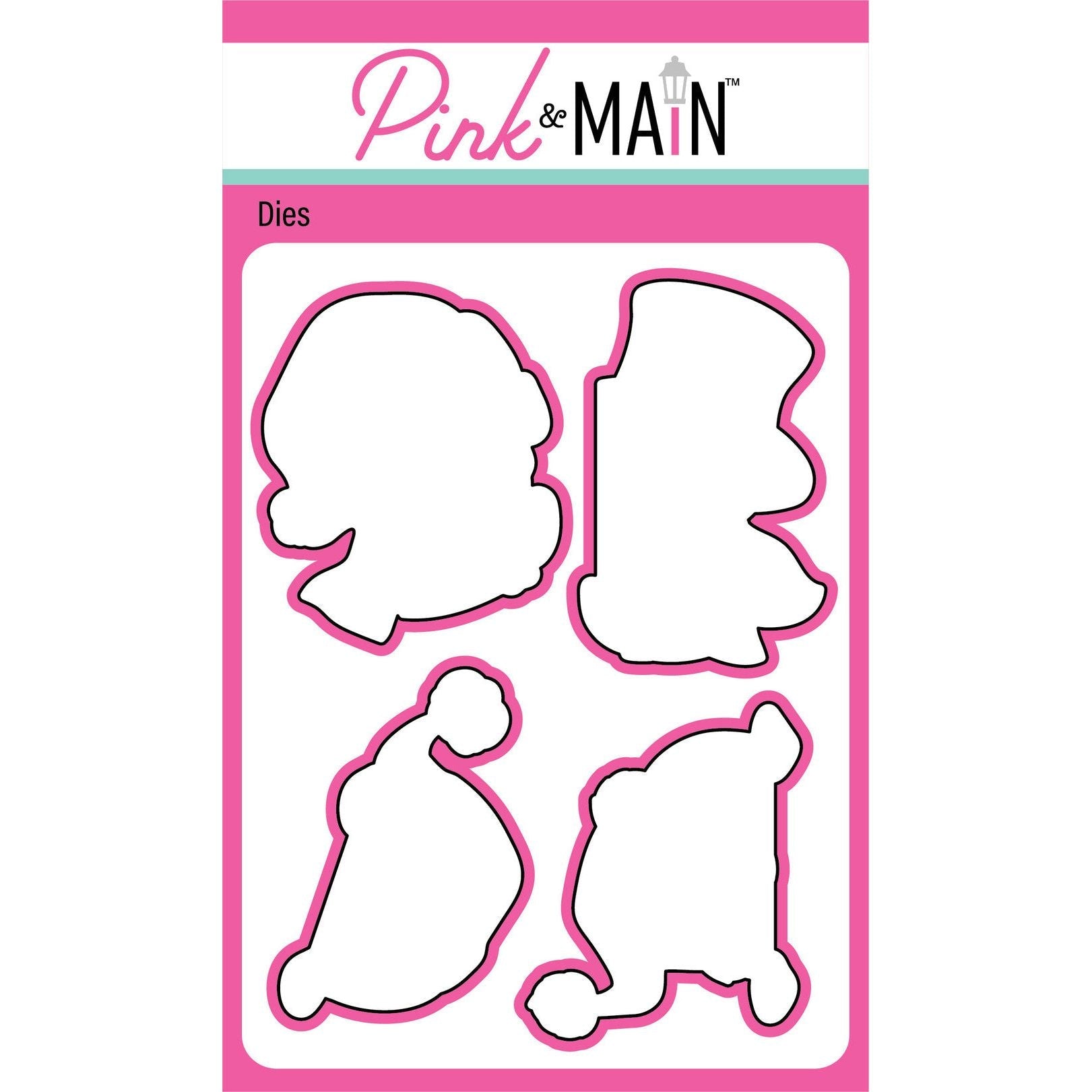 Pink and Main Snowman Peekers Dies pnm697