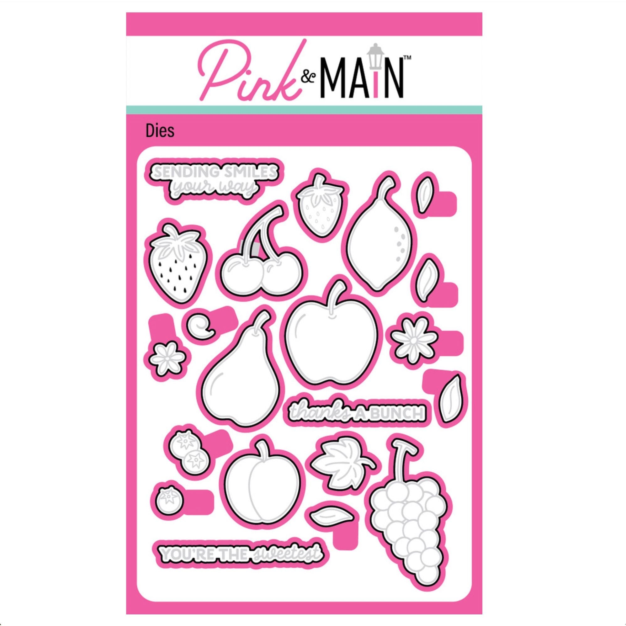 Pink and Main Thanks a Bunch Dies pnm887