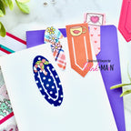 Pink and Main Winter Bookish Rub-ons pmr019 clips