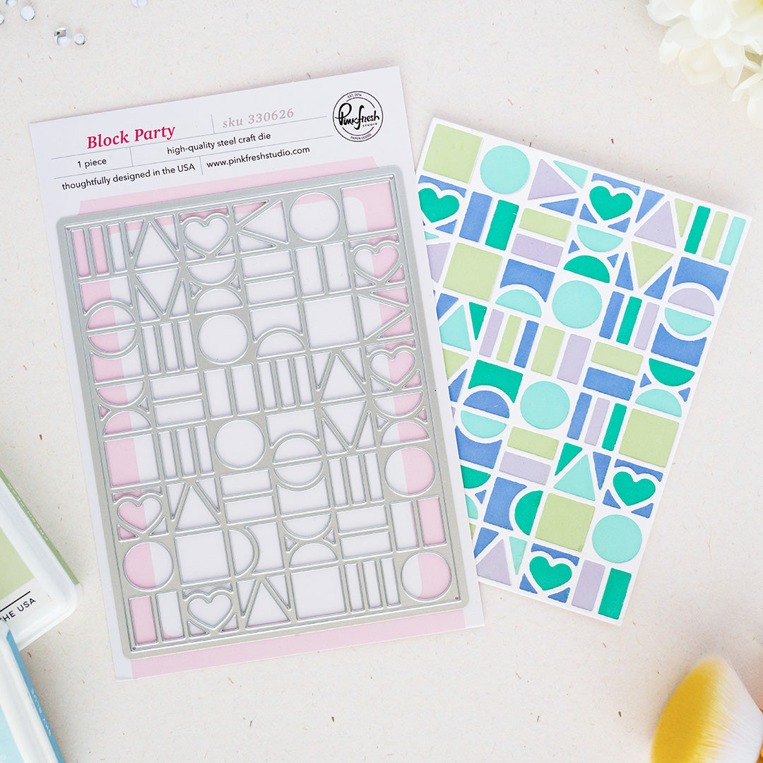Pinkfresh Studio Block Party Coverplate Die 330626