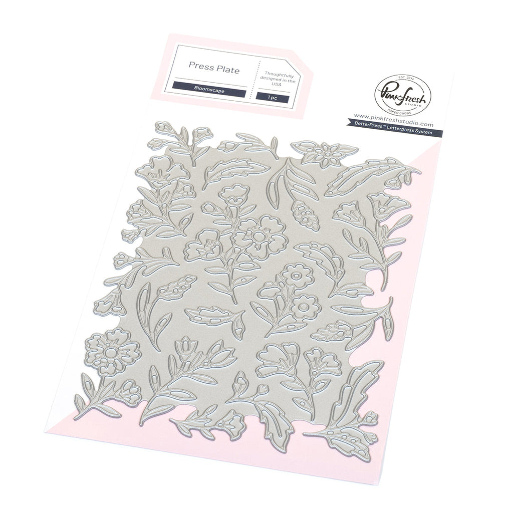 Pinkfresh Studio Bloomscape Press Plate 307125