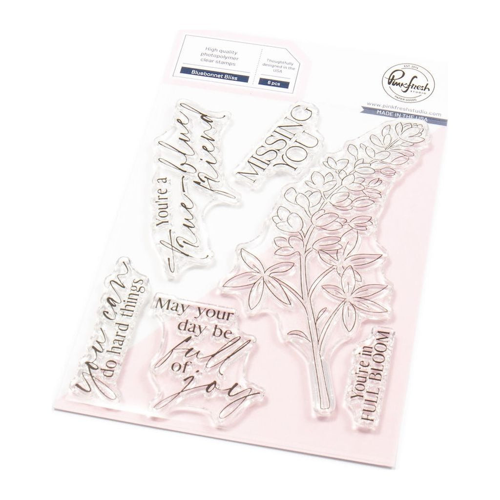 Pinkfresh Studio Bluebonnet Bliss Clear Stamps 274525