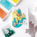 Pinkfresh Studio Butterfly Bliss Dies 273525 Hello Lovely Card