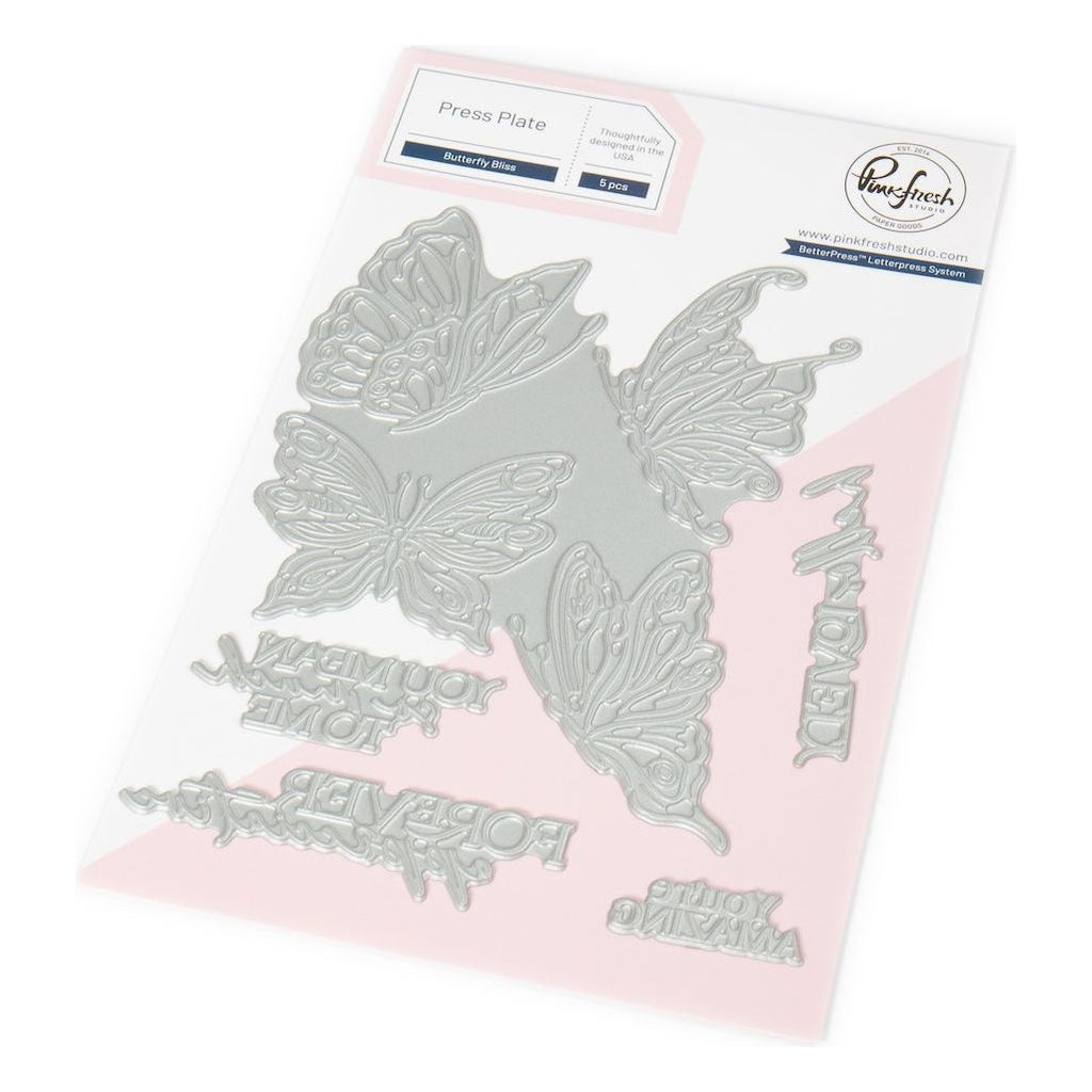 Pinkfresh Studio Butterfly Bliss Press Plates 273725