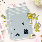Pinkfresh Studio Citrus Still Life Stencils 324826