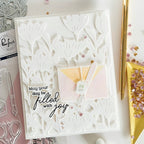Pinkfresh Studio Classic Correspondence Clear Stamps 267625 Filled With Joy Card | color-code:ALT02