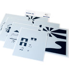 Pinkfresh Studio Coastal Paradise Stencils 282625