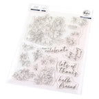 Pinkfresh Studio Cozy Blooms Clear Stamps 245924