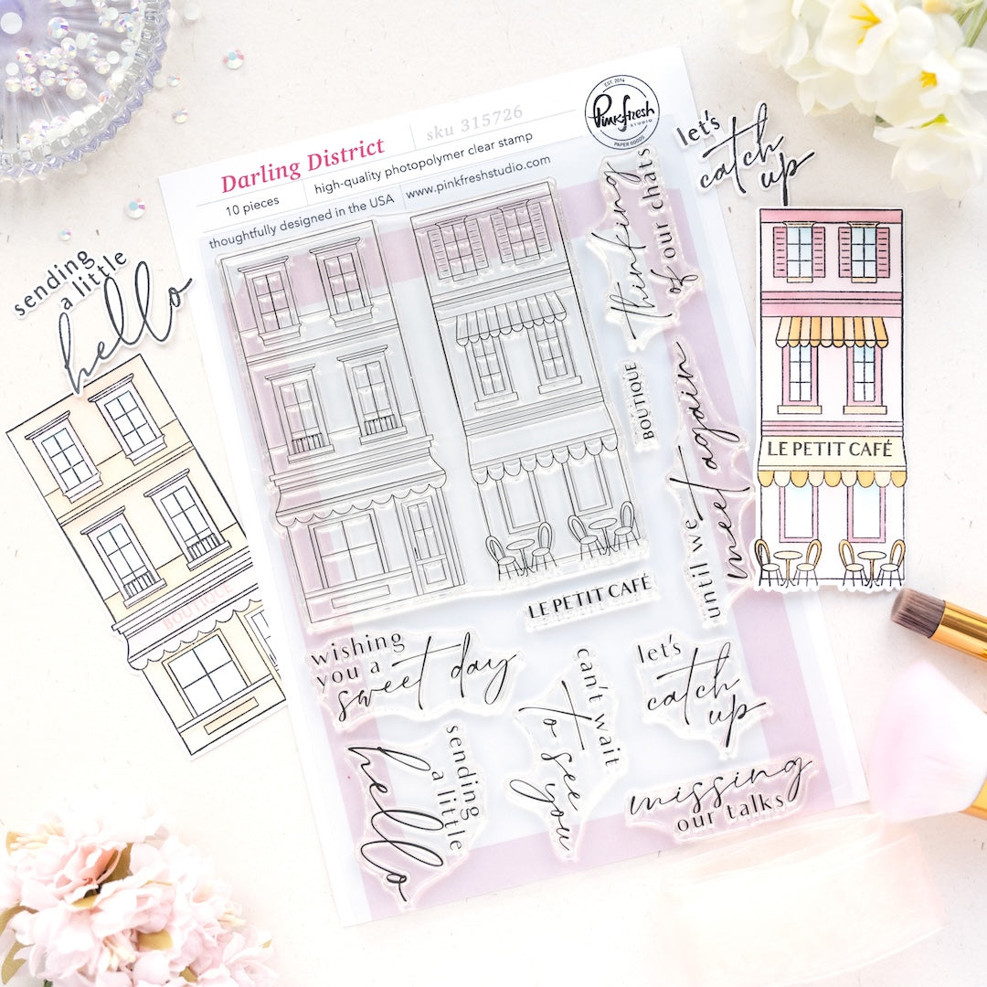 Pinkfresh Studio Darling District Clear Stamps 315726