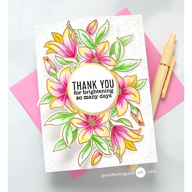 Pinkfresh Studio Delighted For You Dies 243624 Thank You Card | color-code:ALT04