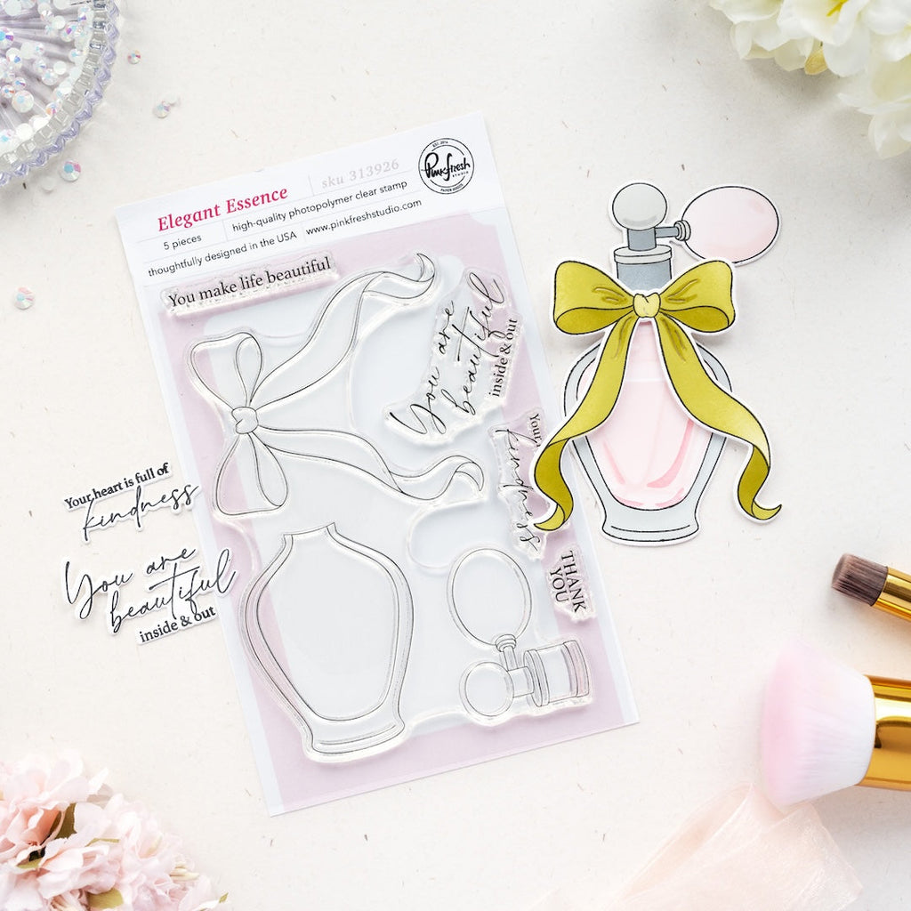 Pinkfresh Studio Elegant Essence Clear Stamps 313926