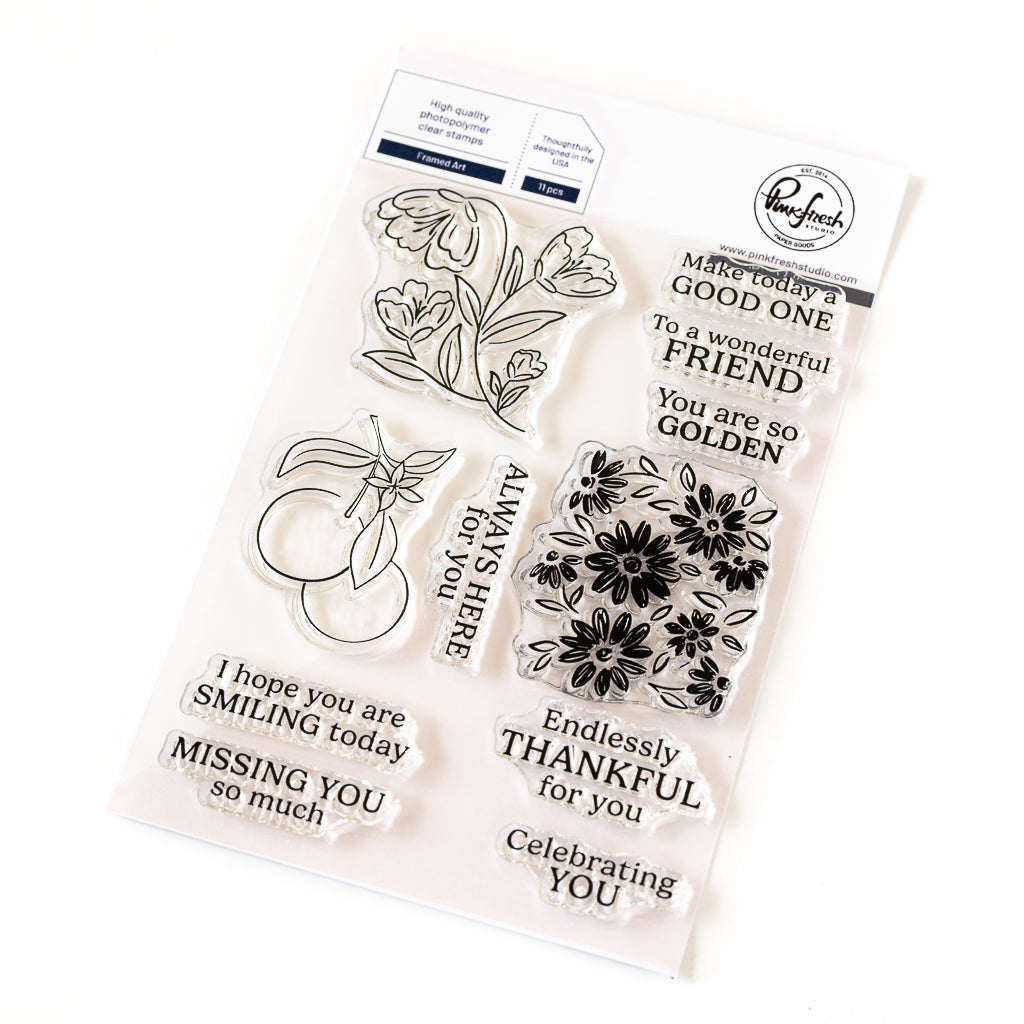Pinkfresh Studio Framed Art Clear Stamps 246324