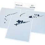 Pinkfresh Studio Freesia Flourish Stencils 300225