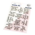 Pinkfresh Studio Heartfelt Chapters Clear Stamps 310025