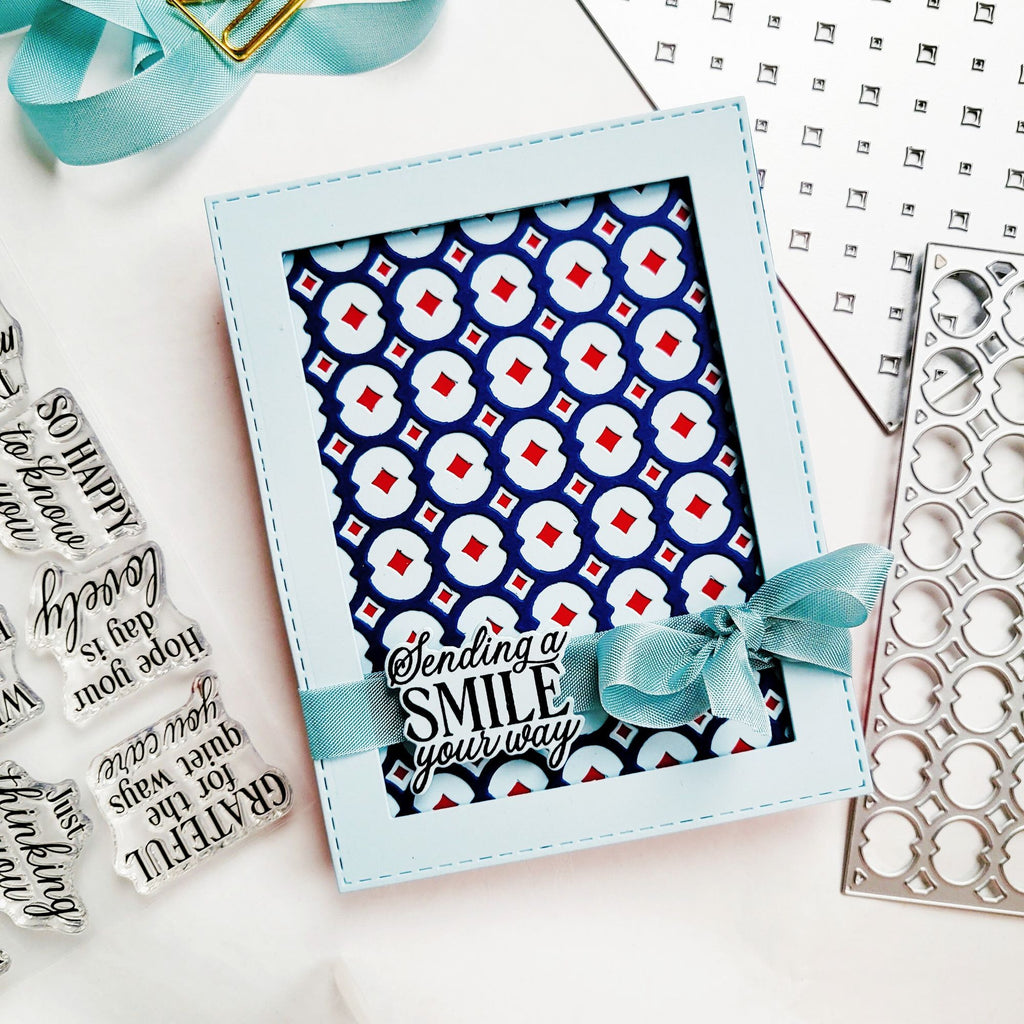 Pinkfresh Studio Heartfelt Chapters Clear Stamps 310025 Encouragement Card