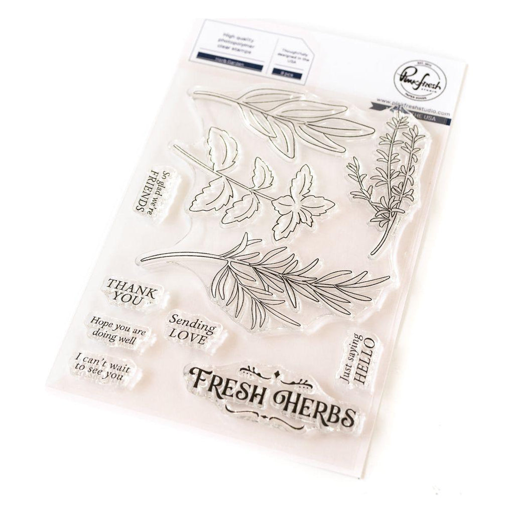 Pinkfresh Studio Herb Garden Clear Stamps 263724