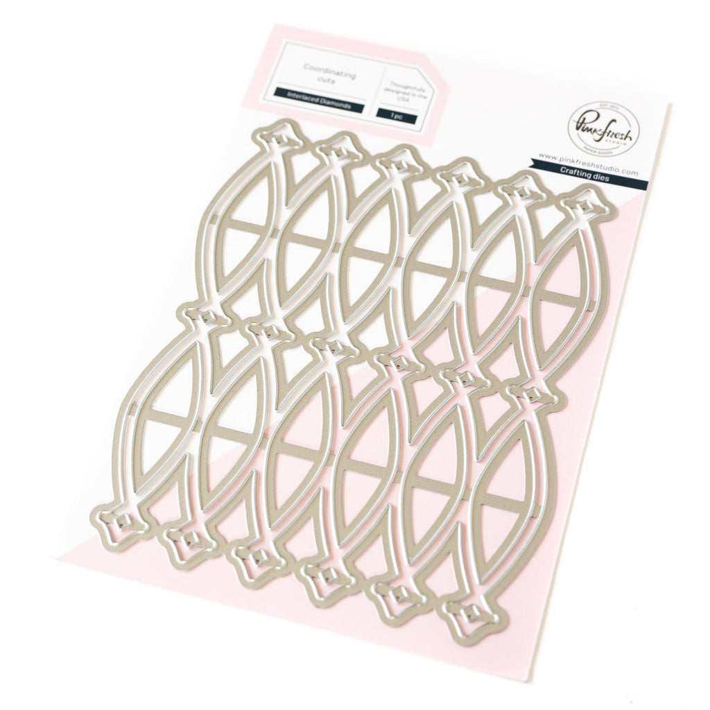 Pinkfresh Studio Interlaced Diamonds Die 259924