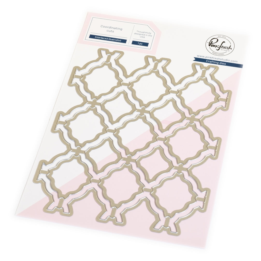 Pinkfresh Studio Interlaced Quatrefoil Die 260124