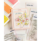 Pinkfresh Studio Kindness In Bloom Die 256924 Floral Kindness Card | color-code:ALT01