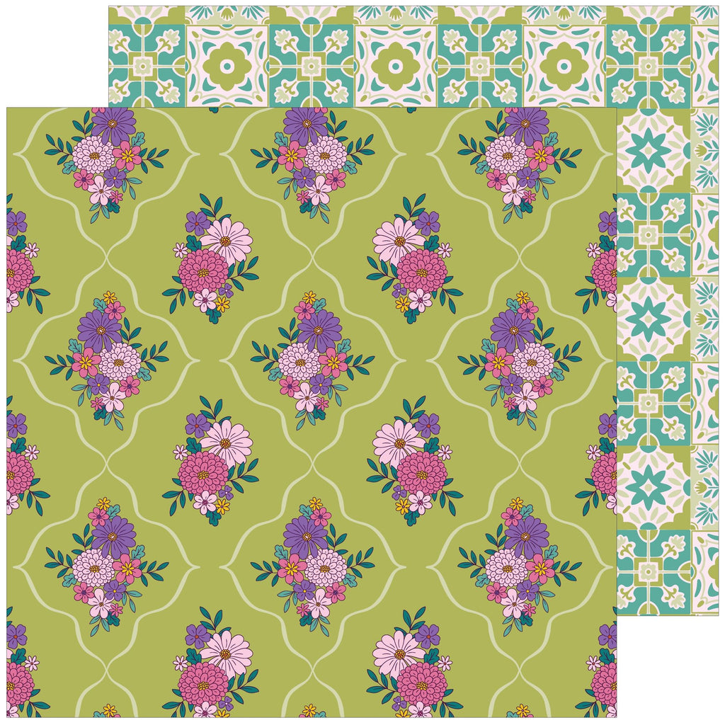Pinkfresh Studio Lovely Lane 12 x 12 Paper Pack 280225 New Day