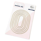 Pinkfresh Studio Nested Elongated Ovals Dies pf163es