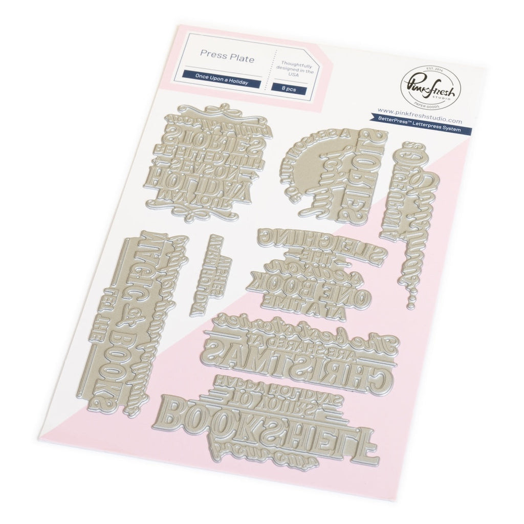 Pinkfresh Studio Once Upon A Holiday Press Plates 291525