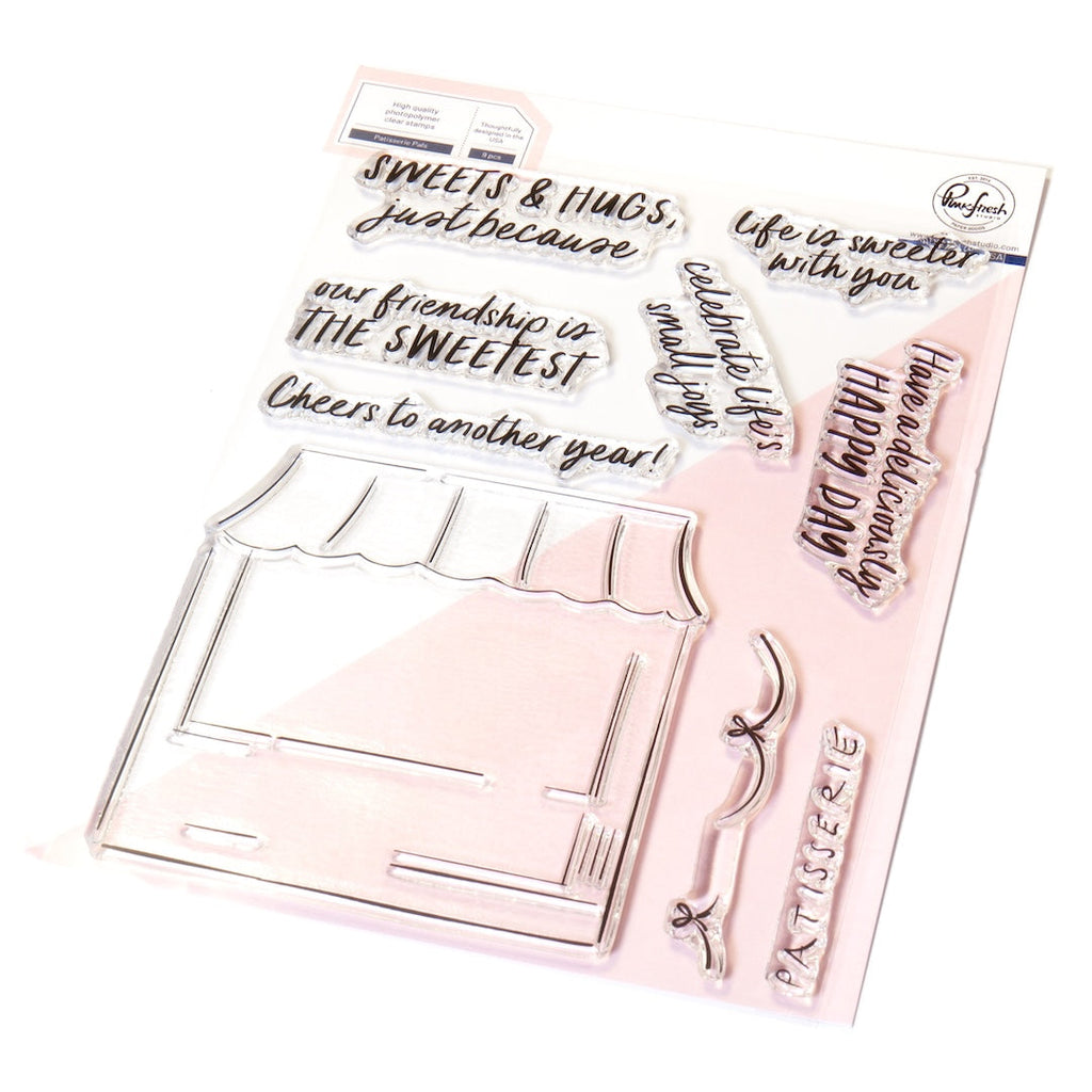 Pinkfresh Studio Patisserie Pals Clear Stamps 278825