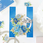 Pinkfresh Studio Peony Perfection Dies 270525 Grateful For You Always Card