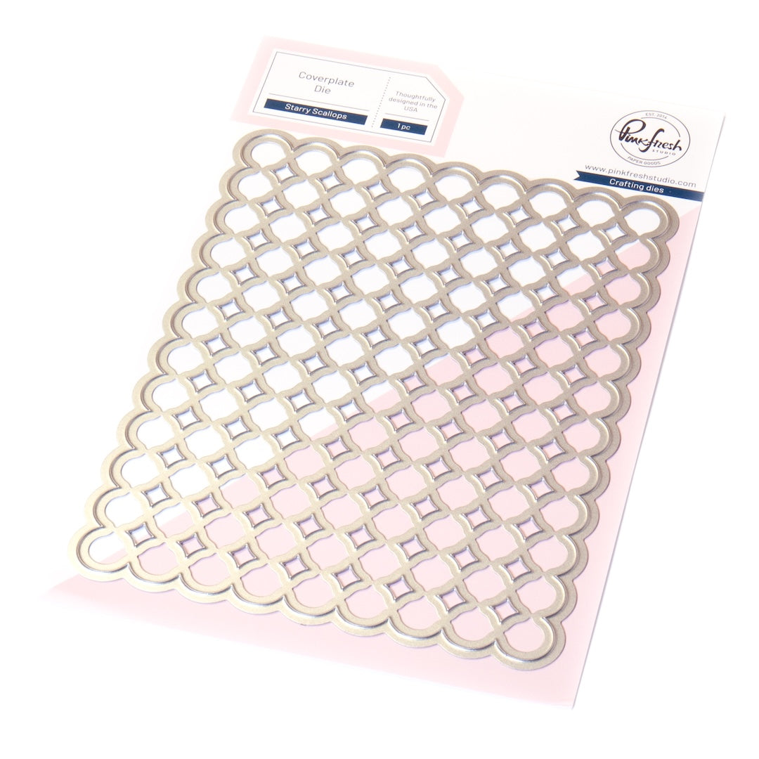Pinkfresh Studio Starry Scallops Coverplate Die 280025