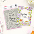 Pinkfresh Studio Sunlit Garden Cling Stamps 324226