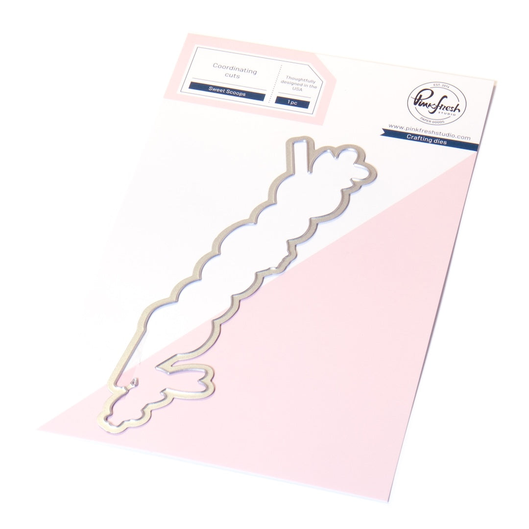 Pinkfresh Studio Sweet Scoops Die And Stencils Bundle 279425