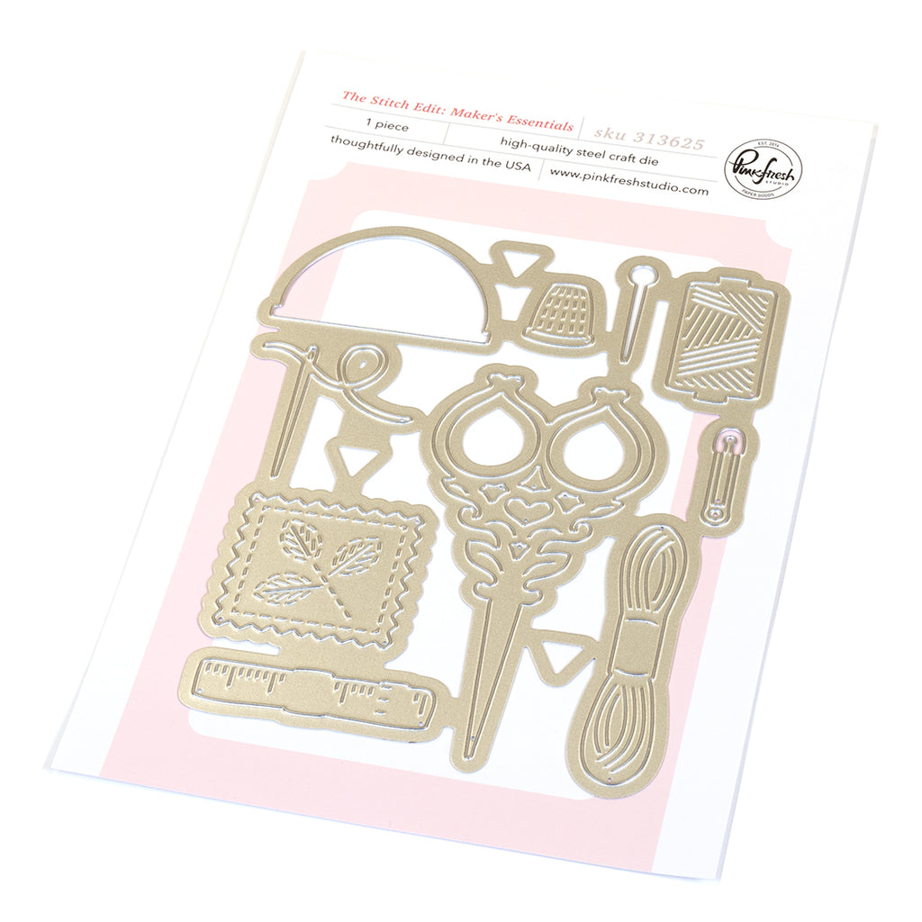 Pinkfresh Studio The Stitch Edit Maker's Essentials Die And Stencils Bundle Product Image