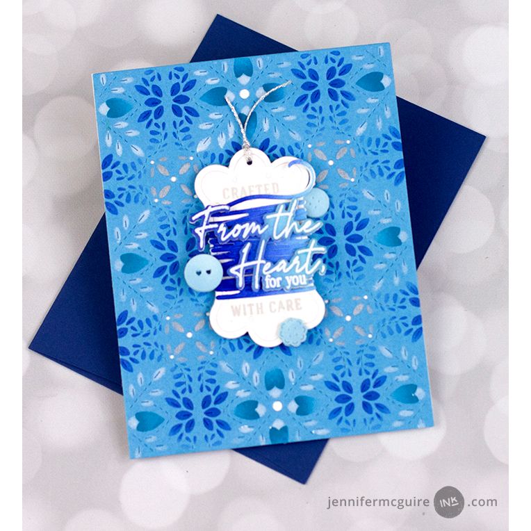 Pinkfresh Studio The Stitch Edit Thread Spool Florals Dies 312825 From The Heart Card | color-code:ALT02
