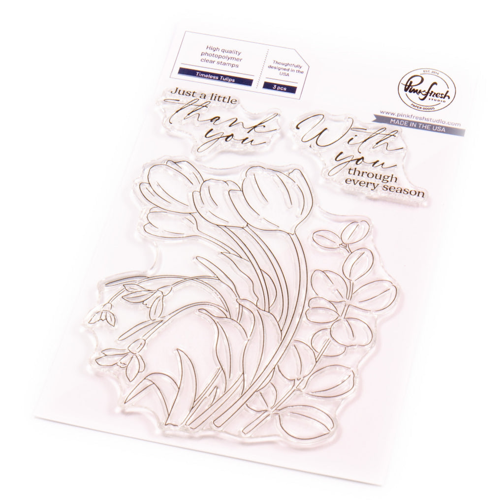 Pinkfresh Studio Timeless Tulips Clear Stamps 277125