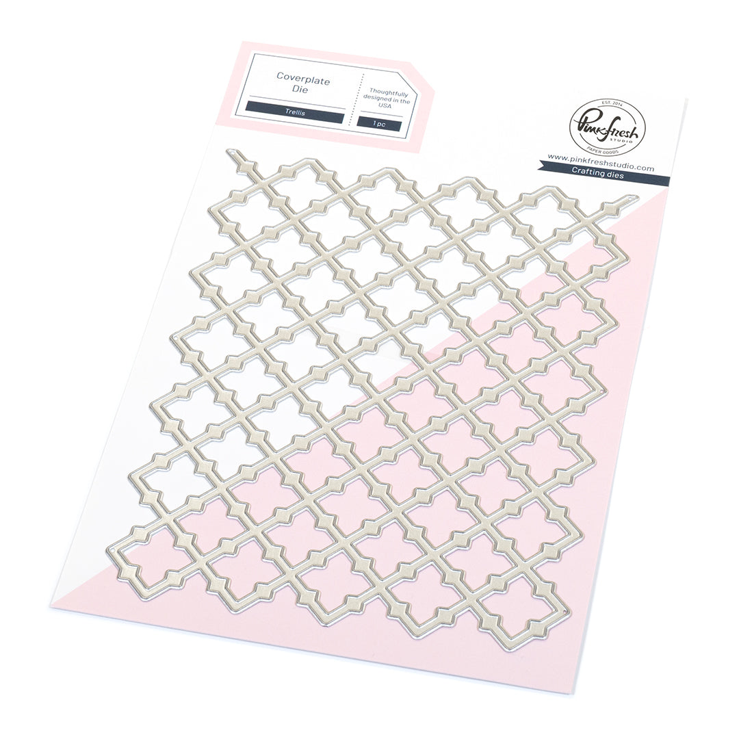 Pinkfresh Studio Trellis Coverplate Die 307925